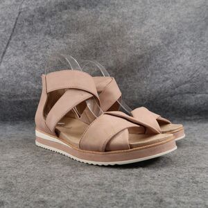 LifeStride Shoes Womens 7 Sandals Fashion Comfort Dressy Ankle Strap Zip Pink